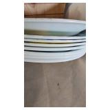 Corelle Dishes, 11 Bowls, 8 Sald Plates, 8 Dinner Plates