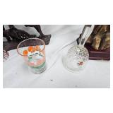 Resin Horse Sculptures and Mis Glassware
