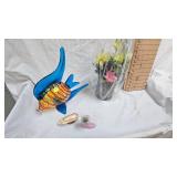 Glass Fish Sculpture-Very Unique Piece