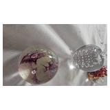 Lot of Four Paperweights as Pictured