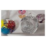 Lot of Four Paperweights as Pictured