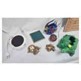 Turtle Planter, Murano Glass Fish, Paperweight, Etc