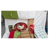 Silverware Holder, Platter, Tablecloths