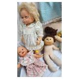 Baby Dolls and Doll Clothes as pictured