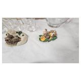 Etched Pitcher with matching glasses set