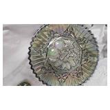 Charming Falls Figures, Candy Dish, Milk Glass Dishes