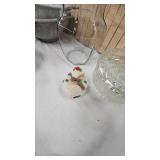 Texas Ware Bowls and Various, Glass Art Apple, Etc