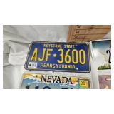 Lot of License Plates