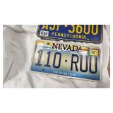 Lot of License Plates