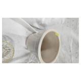 Crock, carafe, misc bowls