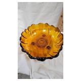 Tea Cup/Saucer Set, Lantern, Amber Bowl