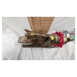 Horse Mantel Clock as Pictured with Shot Gun Shell Lights