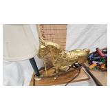 Horse and Lamp as Pictured with Shot Gun Shell Lights