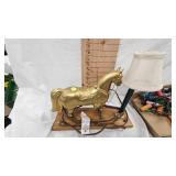 Horse and Lamp as Pictured with Shot Gun Shell Lights