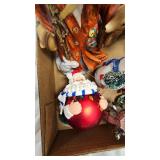 Santa and Snowman Figurine Lot