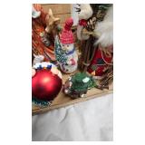 Santa and Snowman Figurine Lot