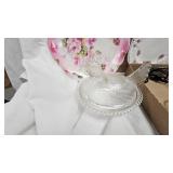 Nesting Chicken Dish,Coffee/Melt Warmers, Vintage Plates and Candy Dishes