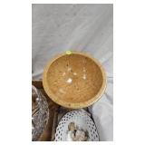 Anchor Hocking 6 oz glass bowls, Texas Ware and others, Crystal Style Candy Dishes