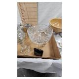 Anchor Hocking 6 oz glass bowls, Texas Ware and others, Crystal Style Candy Dishes