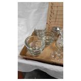 Anchor Hocking 6 oz glass bowls, Texas Ware and others, Crystal Style Candy Dishes