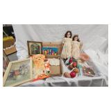 Doll  and Toy Lot as Pictured