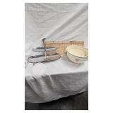 Treasure Craft Heart to Heart Bowl Set  and Serving Tray