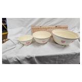 Treasure Craft Heart to Heart Bowl Set  and Serving Tray