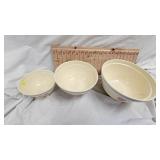 Treasure Craft Heart to Heart Bowl Set  and Serving Tray