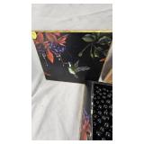 Very Unique Hand Painted Box full of Black Marbles