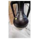 Large Jug Vase with Décor and Confusious Statue