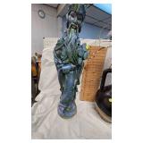 Large Jug Vase with Décor and Confusious Statue