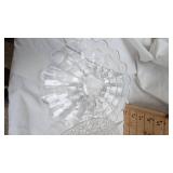 Serving Platters and 3 Section Leaf Hordereve Holder