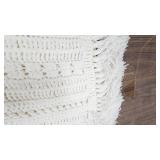 Crochet/Macreme Blanket Throw