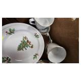 Holiday Hostess Christmas Dishes Set