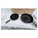 Lot of 8" and 10" Cast Iron Pans