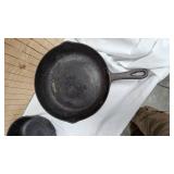 Lot of 8" and 10" Cast Iron Pans