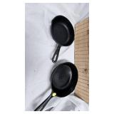 Lot of 6" and 8" Cast Iron Pans