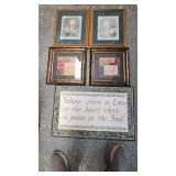 Lot of 5 Inspirational Pictures