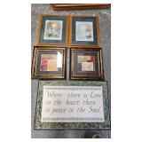 Lot of 5 Inspirational Pictures