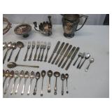 Lot of Vintage Silver Plated Items