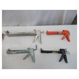 Lot of assorted Caulking Guns