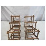 2 Vintage Foldable Wine Racks