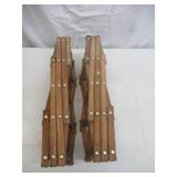 2 Vintage Foldable Wine Racks