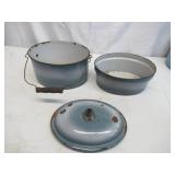 Lot of Vintage Enamelware