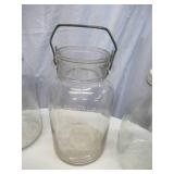 Lot of Various sized Canning Jars