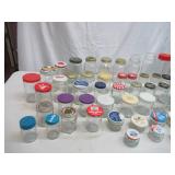 Lot of Canning Jars various sizes 4 oz to 1 Quart