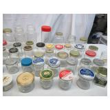 Lot of Canning Jars various sizes 4 oz to 1 Quart