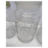 Lot of Canning Jars various sizes 4 oz to 1 Quart