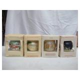 Lot of 15 Christmas Ornaments in original boxes. Hallmark and Campbell Kids 1978-1990s