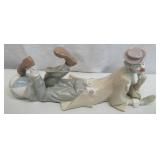 Lladro Clown with Beach Ball Retired Figurine 4618